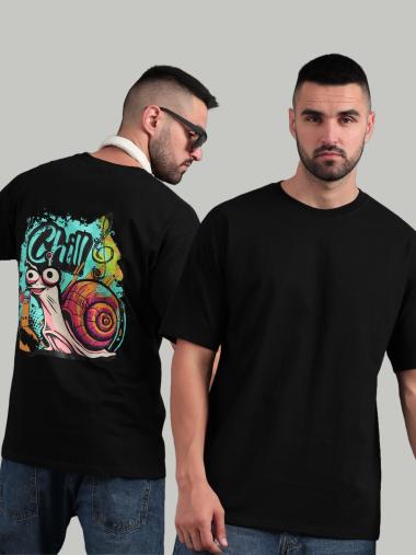 Men Printed Oversized T-Shirt