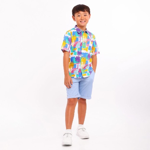 Boys Shirts Multi color Block