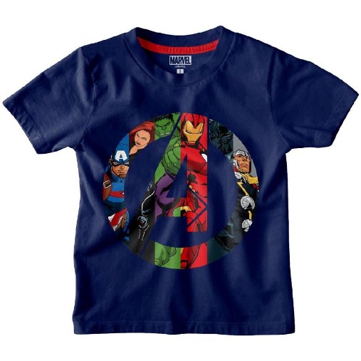 AVENGERS LOGO Navy Boys T-SHIRT