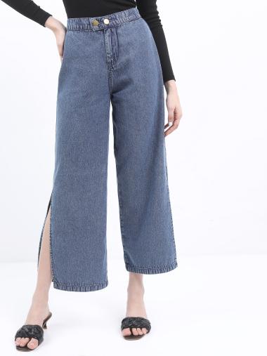 Flared Slit Denims