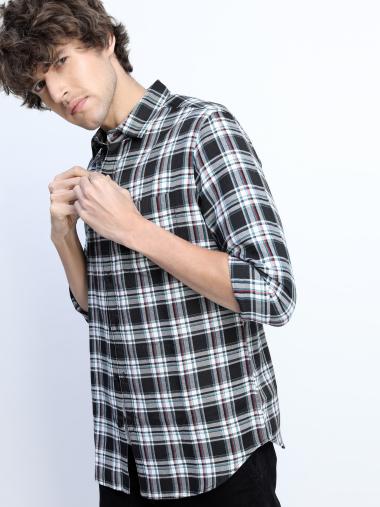 White Checkered Shirt